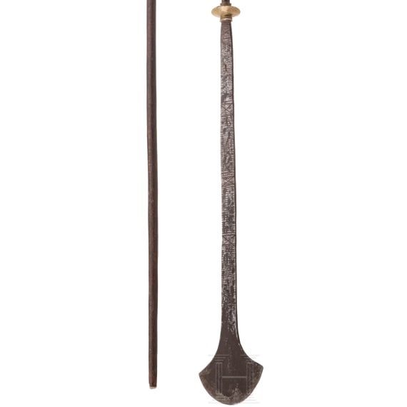 Two western African Toareg spears, circa 1900