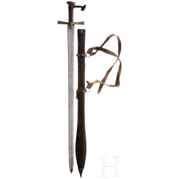 A Sudanese kaskara, circa 1900
