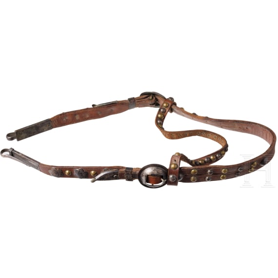 An Argentinian(?) silver-plated bridle, circa 1900