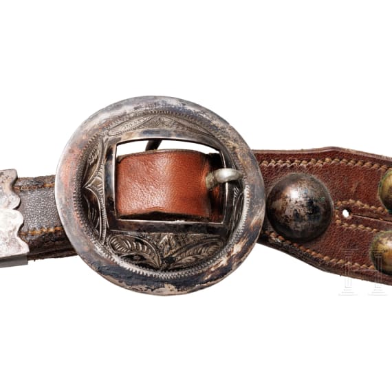An Argentinian(?) silver-plated bridle, circa 1900