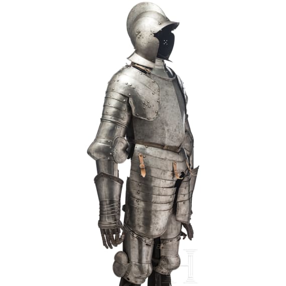 A suit of horseman's three-quarter armour, Nuremberg, circa 1580