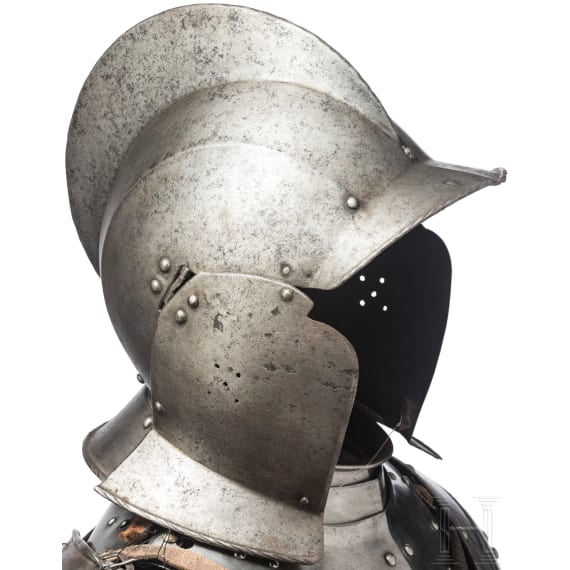 A suit of horseman's three-quarter armour, Nuremberg, circa 1580