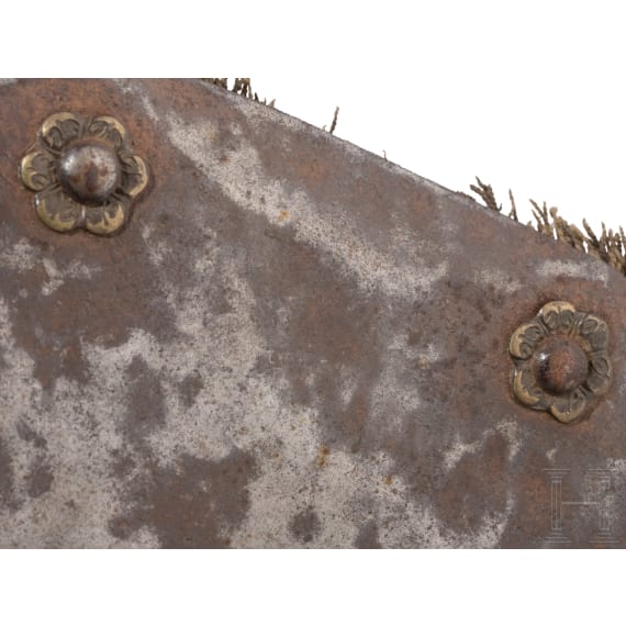 A bullet-proof round shield (rondache), Nuremberg, circa 1600