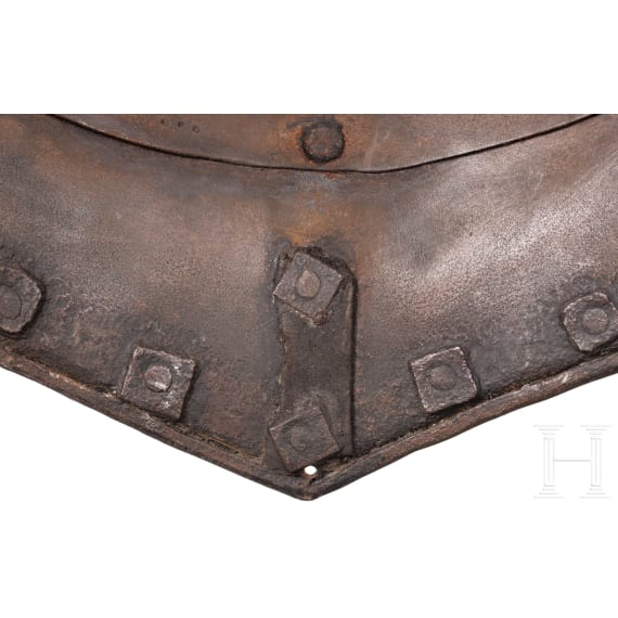 A Polish or Hungarian winged lobster-tailed helmet, circa 1650