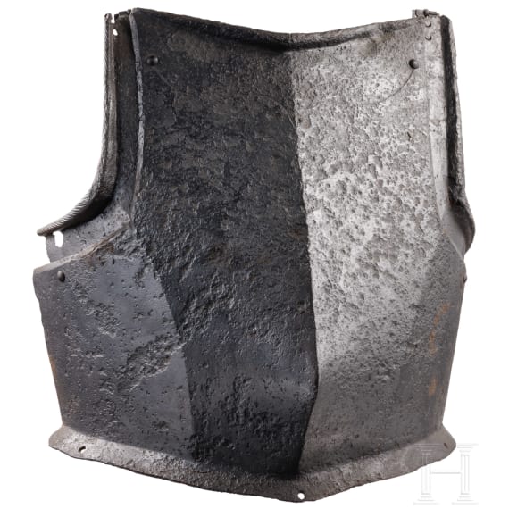 A heavy breastplate, Nuremberg, circa 1540