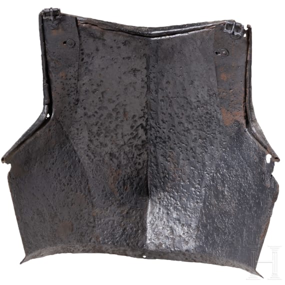 A heavy breastplate, Nuremberg, circa 1540