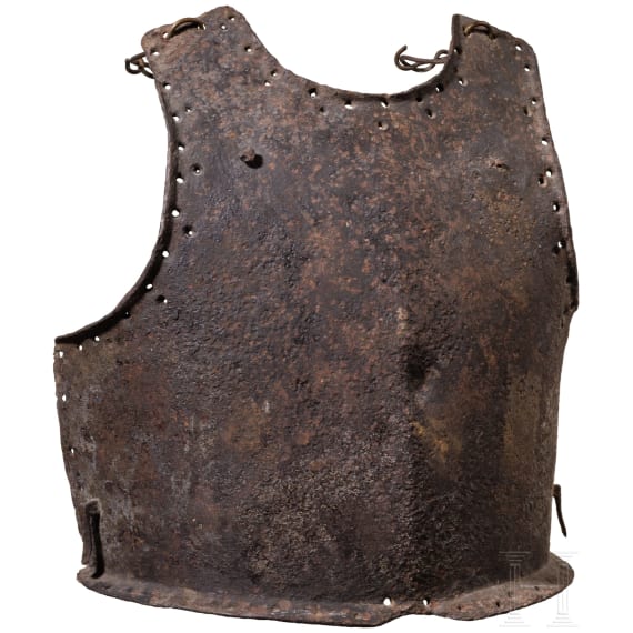 A German cuirassier's bulletproof breastplate, circa 1700