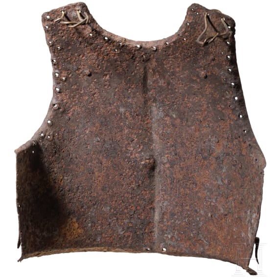 A German cuirassier's bulletproof breastplate, circa 1700