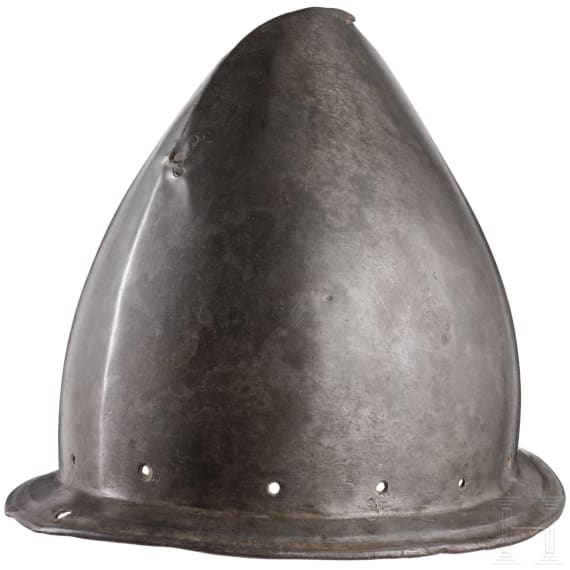 A German or Flemish musketeer's helmet, circa 1600