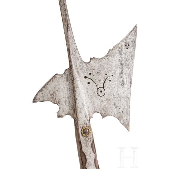 A South German halberd, circa 1540