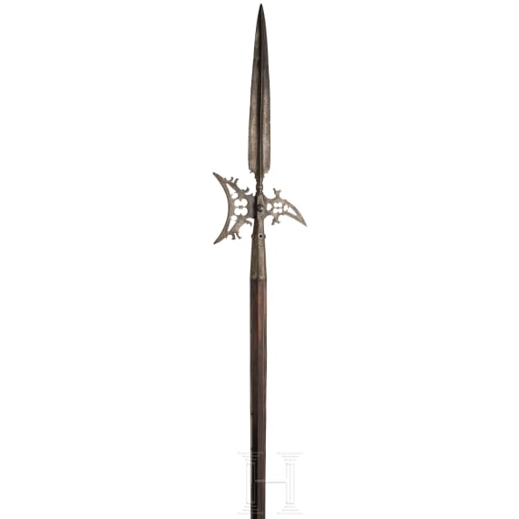 An Italian halberd, circa 1600