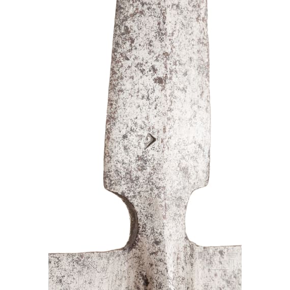 A Italian winged spear, 17th century