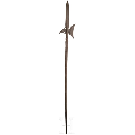 A German halberd in 1570s style, historicism, circa 1860