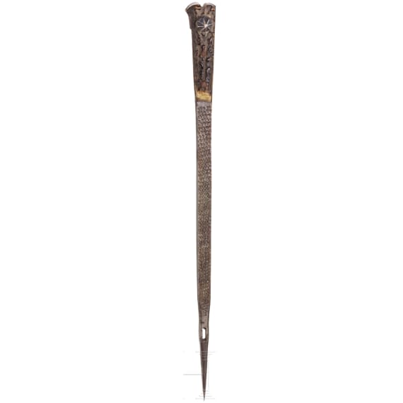 A German sharpening steel from a hunting cutlery set, circa 1600