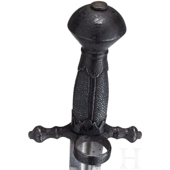 A Saxon left-hand dagger, circa 1600