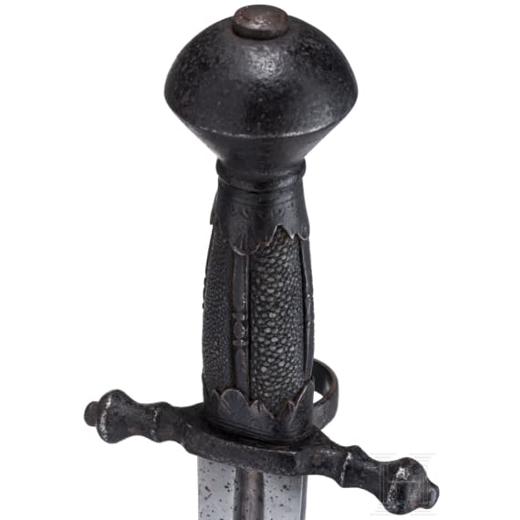 A Saxon left-hand dagger, circa 1600