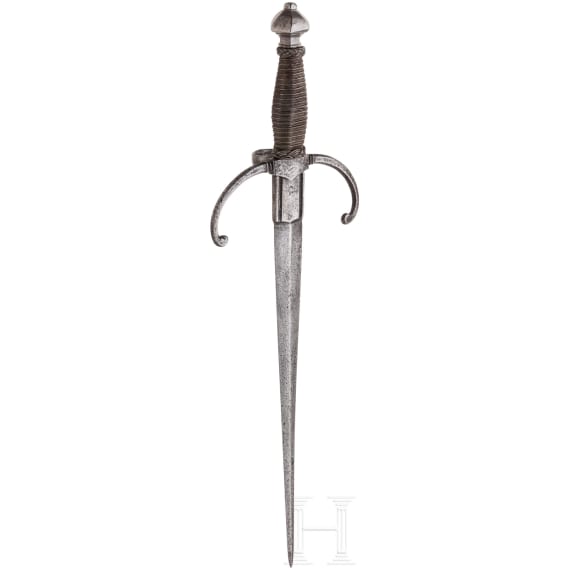 A German or Italian left-hand dagger, circa 1600