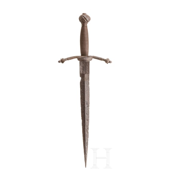A German left-hand dagger, circa 1600