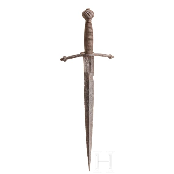 A German left-hand dagger, circa 1600