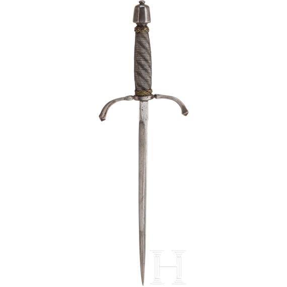 An Italian left hand dagger, circa 1600