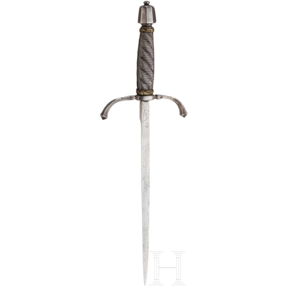 An Italian left hand dagger, circa 1600