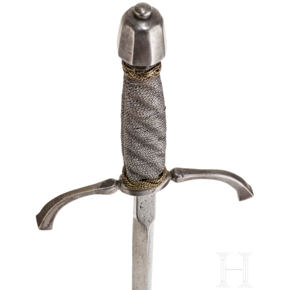 An Italian left hand dagger, circa 1600