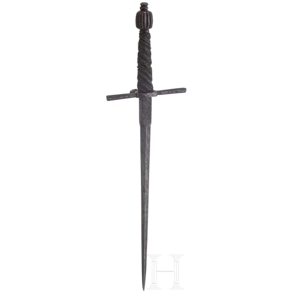 A small German or Italian stiletto, circa 1720
