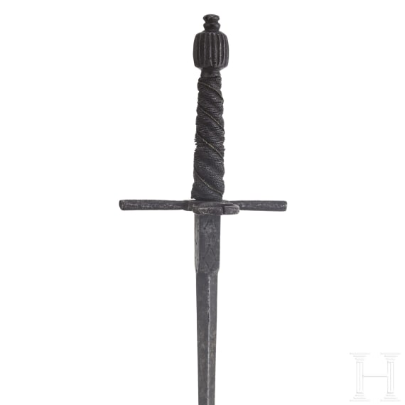A small German or Italian stiletto, circa 1720