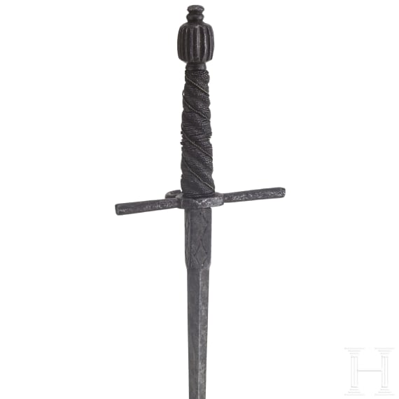 A small German or Italian stiletto, circa 1720