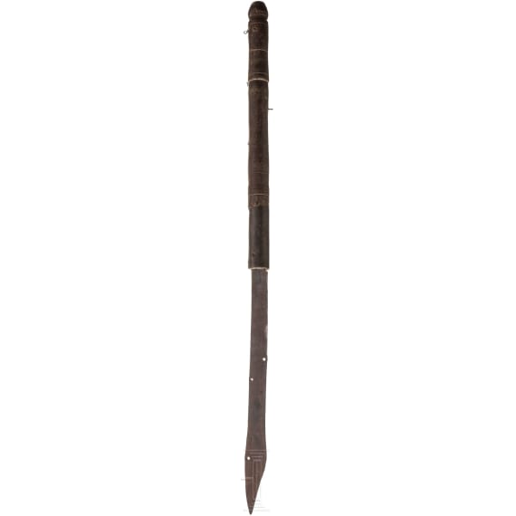 A large French or Spanish folding knife, 19th century