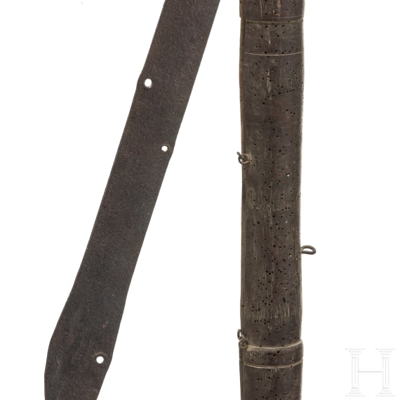 A large French or Spanish folding knife, 19th century