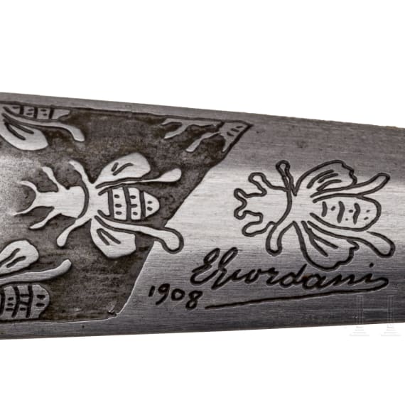 A Corsican Vendetta dagger, dated 1908