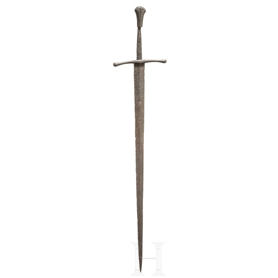 A French knightly hand-and-a-half sword, circa 1440/50
