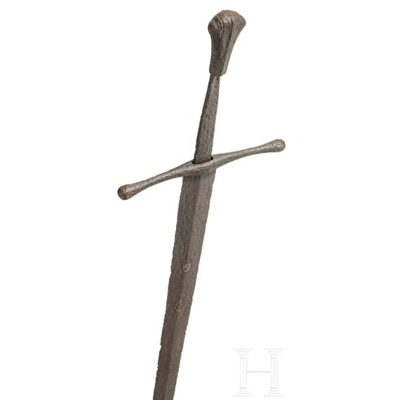 A French knightly hand-and-a-half sword, circa 1440/50