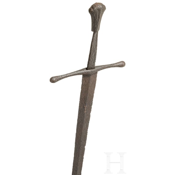A French knightly hand-and-a-half sword, circa 1440/50