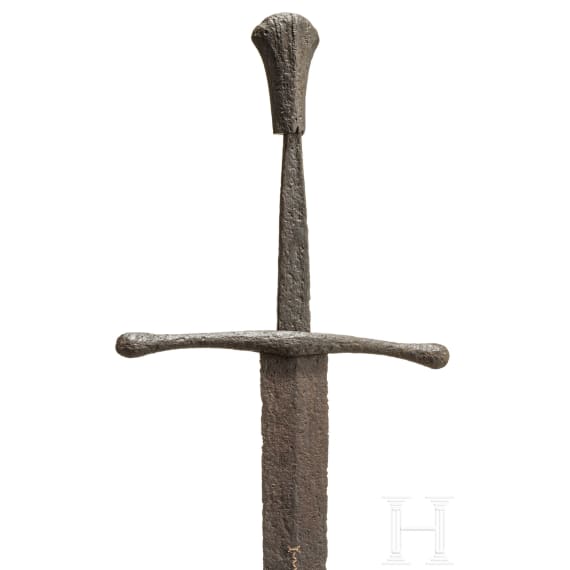 A French knightly hand-and-a-half sword, circa 1440/50
