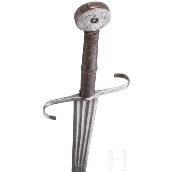 A South German late Gothic hand-and-a-half sword, circa 1490/1500