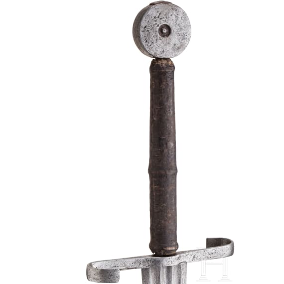 A South German late Gothic hand-and-a-half sword, circa 1490/1500
