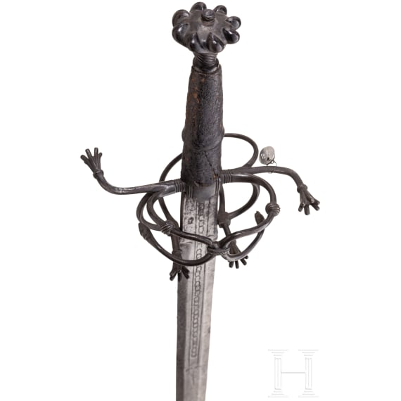A South German medieval hand-and-a-half sword, circa 1530