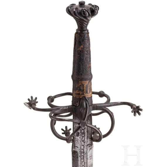 A South German medieval hand-and-a-half sword, circa 1530