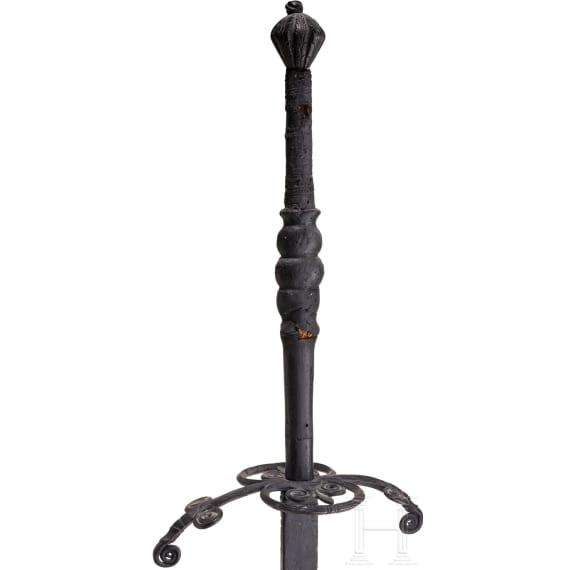 A large South German two-handed flamberge, circa 1580
