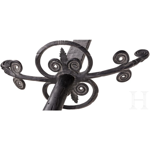 A large South German two-handed flamberge, circa 1580