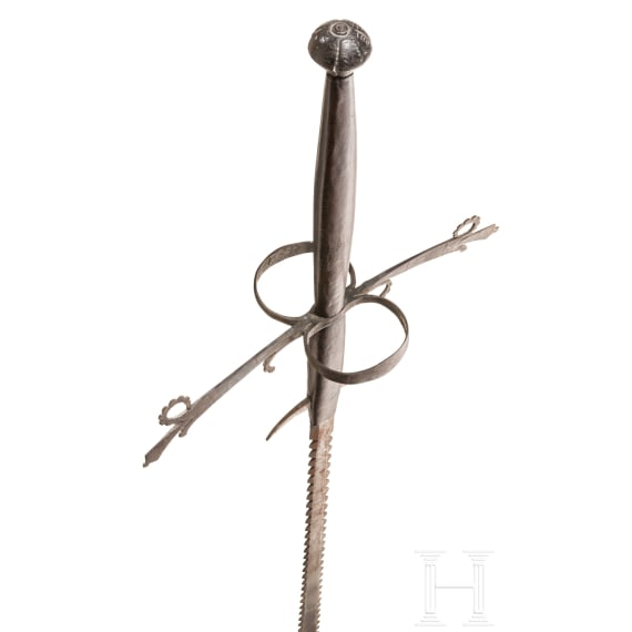 A South German two-handed flamberge, circa 1580