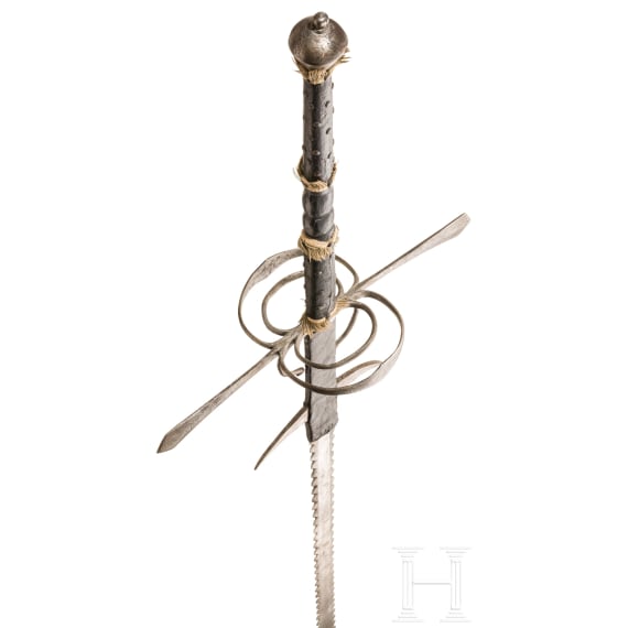 A distinguished two-handed sword from the trabant guard of Prince-Archbishop Markus Sittikus, Salzburg, circa 1612