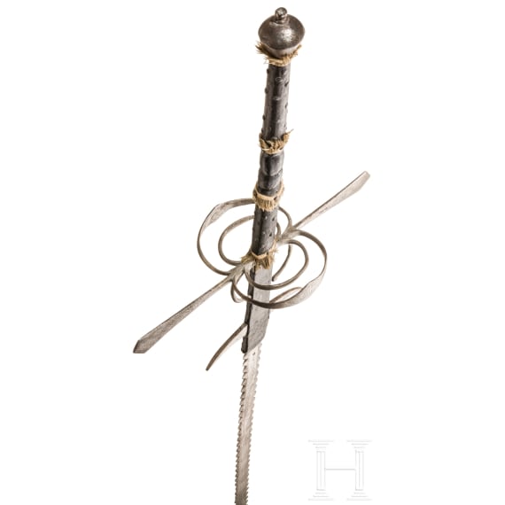 A distinguished two-handed sword from the trabant guard of Prince-Archbishop Markus Sittikus, Salzburg, circa 1612