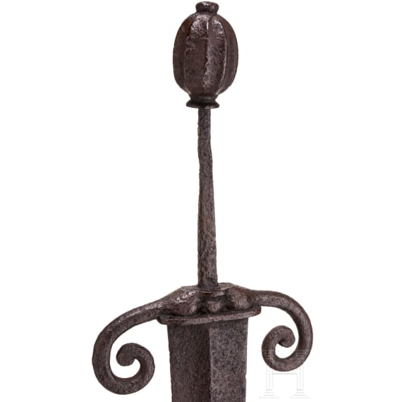 A German foot soldier's short-sword, circa 1600