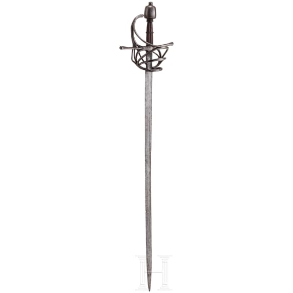 A heavy German rapier, circa 1600