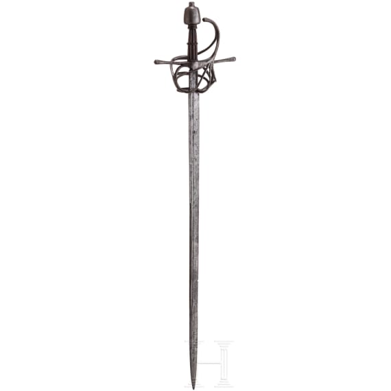 A heavy German rapier, circa 1600