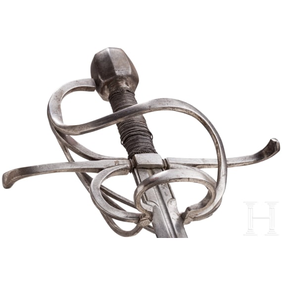 A German cavalryman's sword, circa 1610/20