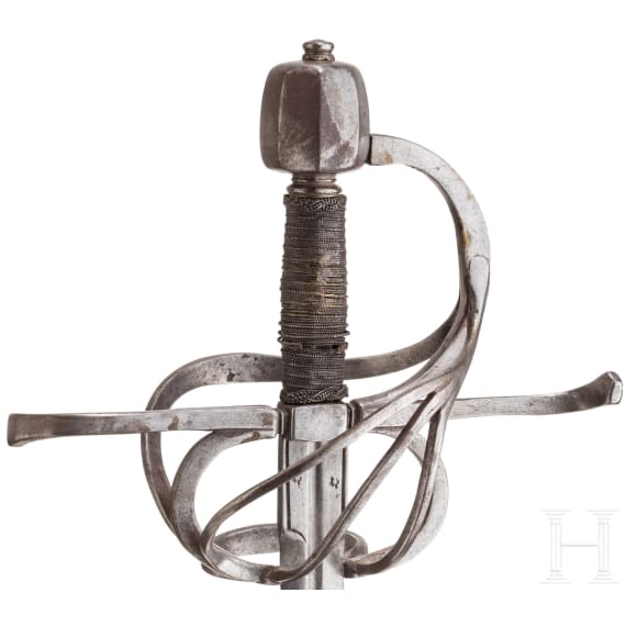 A German cavalryman's sword, circa 1610/20